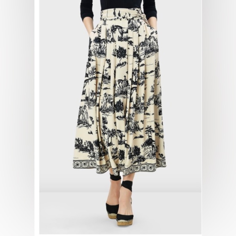 eshakti toile print skirt. Size 24. Brand new, never worn
